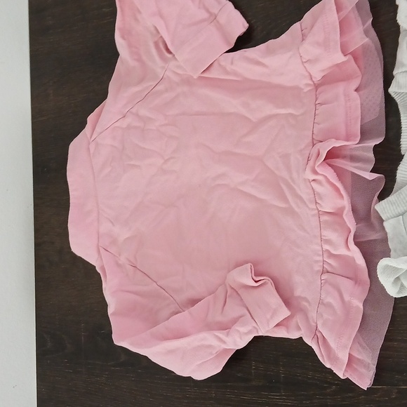 Adidas Pink Long Sleeve Baby Top Cute Dog Long Sleeve Baby Top - Picture 5 of 9